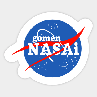 Gomen Nasai Sticker